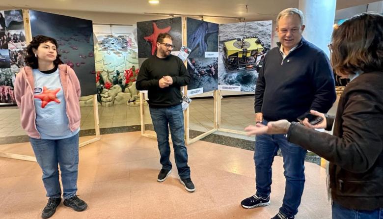 Cientos de estudiantes visitaron la muestra "Vidas Submarinas" en la casa Municipal de la Cultura