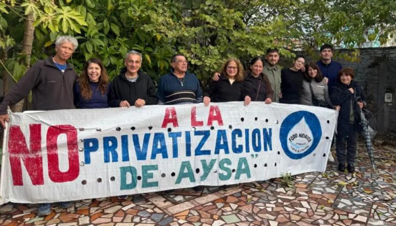 El Foro Hídrico de Lomas de Zamora contra la privatización de AySA