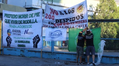 Los trabajadores de Cofco se movilizan contra el cierre de la planta de Valentín Alsina