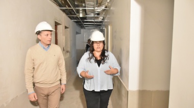 Gray supervisó el avance del nuevo centro quirúrgico