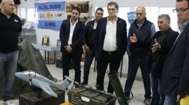 Grindetti y Avruj recorrieron el Museo Histórico Héroes de Malvinas