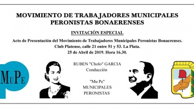 Los trabajadores municipales bonaerenses se lanzan a la arena política y anuncian su movimiento