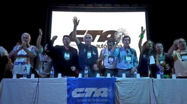 Ratificaron la conducción de Peidro y la fracción Perón en la CTA Autónoma