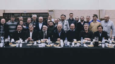 Grindetti y Avruj visitaron la institución judía "Ahabat Ajim"