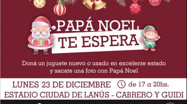 Acercate al Estadio Lanús y doná juguetes