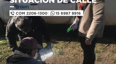 Ola de frío: el Municipio intensifica el programa “Cimientos Brown”