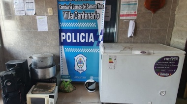 Recuperaron los electrodomésticos robados de una escuela desvalijada en Lomas