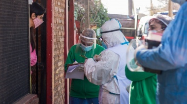 El municipio de Lanús realizó testeos de seroprevalencia a 300 vecinos de barrio Eva Perón