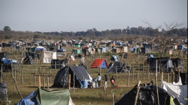 Postergaron el desalojo de la toma de tierras en Guernica por pedido del Gobierno