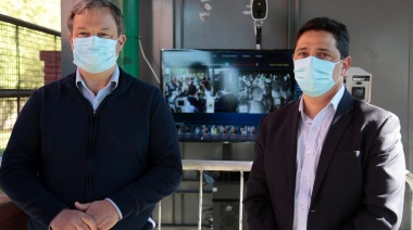 Cascallares y Marinucci presentaron una cámara termográfica en la estación Burzaco