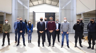 Insaurralde, Katopodis y Alak supervisaron la obra de la nueva cárcel en Santa Catalina