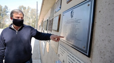 Cascallares junto al PJ local homenajeó a Perón por los 125 años de su nacimiento
