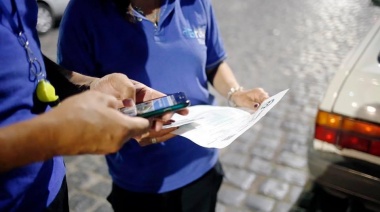 Operativos de tránsito con controles de alcoholemia en Plaza Brown