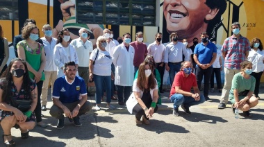 Homenajearon a Maradona en la “cuna de su nacimiento”