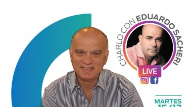 Grindetti recibirá al escritor Eduardo Sacheri en su ciclo "Conversaciones"
