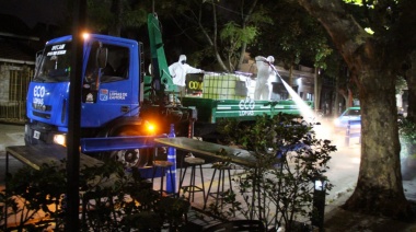 Los Municipios de la Región desinfectan las calles y lugares más concurridos