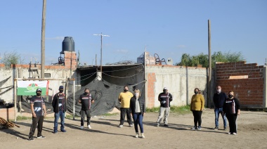 Se entregaron materiales de construcción a comedores y clubes de barrio de 9 de Abril