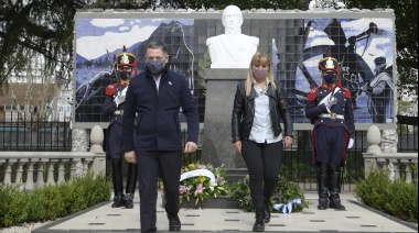 Gray encabezó un acto por el 170º aniversario del fallecimiento de San Martín