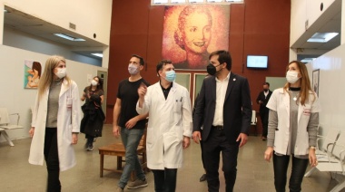 Álvarez acompañó a Kreplak en la entrega de equipamiento para el Hospital Evita