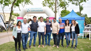 Mantegazza y Larroque supervisaron el operativo Organizar Comunidad