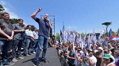Insaurralde participó junto a Raverta de un acto en homenaje a Néstor Kirchner