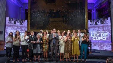 La Cámara de Diputados conmemoró los 30 años de la sanción de la Ley de Cupo Femenino