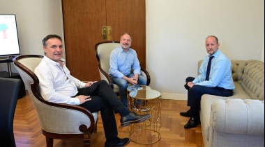 Insaurralde analizó con Sabbatella avances en el plan de saneamiento ambiental en 14 municipios