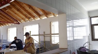 El Municipio de Brown avanza con las obras en escuelas antes del inicio del ciclo lectivo