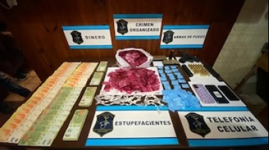 Allanamientos y droga incautada en la región por el caso de la cocaína adulterada