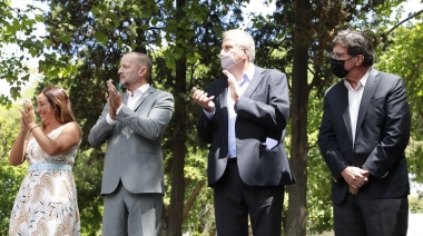 Insaurralde presentó el programa Cooperar junto Perczyk y Sileoni en Lomas