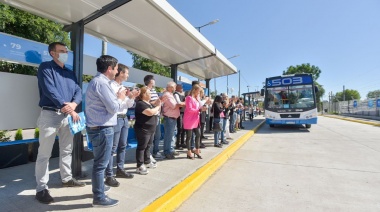 Mantegazza y Nardini inauguraron la Dársena de Trasbordo de Pasajeros Norte en Alejandro Korn