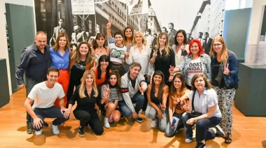 Con la presencia de Máximo Kirchner, se reunió la Rama Femenina del PJ bonaerense
