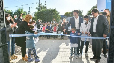 Sileoni y Mantegazza encabezaron la inauguración de la ampliación de la Escuela Primaria N° 15