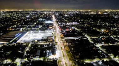 Ya cambiaron a tecnología LED el 80% de las luminarias en Almirante Brown