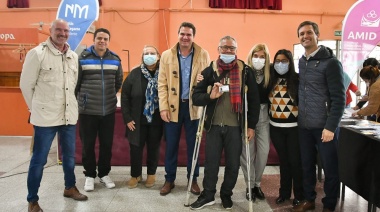 Entregaron credenciales del Pase Libre Multimodal en San Vicente
