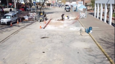Avanzan los trabajos de reparación y bacheo de los pavimentos de hormigón deteriorados