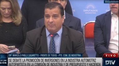 Diputados debatirá sobre la ley para promover inversiones en la industria automotriz