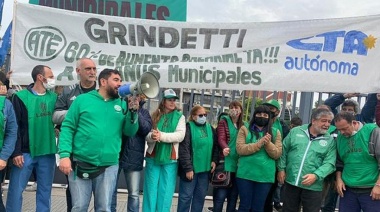 Un paro a Grindetti que empieza a calentar el humor social de su Municipio