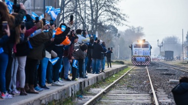 Massa: “Vuelve a fluir sangre por las venas de la provincia gracias a la reactivación del sistema ferroviario” 