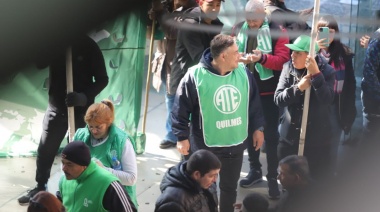 Grindetti y la UCR repudiaron los incidentes en la protesta de ATE Lanús