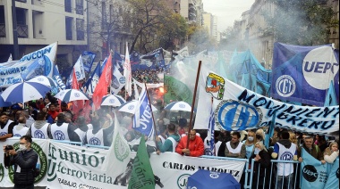 Se movilizó la CGT: la marcha de las múltiples voces que nadie escuchó