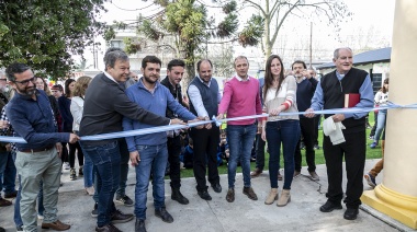 Cascallares y Fabiani inauguraron obras en el Hogar de Niños Leopoldo Pereyra
