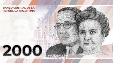 El Banco Central aprobó la emisión de un billete de $2.000