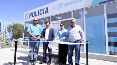 Kicillof y Cantero inauguraron la Comisaría Segunda de Presidente Perón