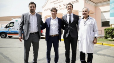 Kicillof encabezó el acto de provincialización del Hospital Ramón Carrillo