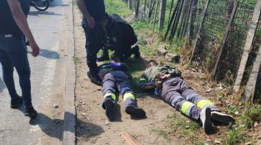 Falsos operarios que robaban a jubilados cayeron tras una persecución