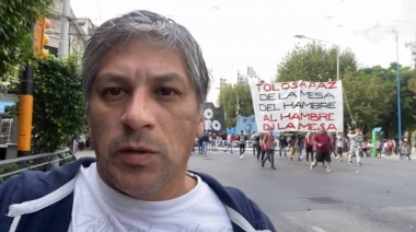 Gutiérrez criticó los piquetes: “Esto también es un sistema delictivo”