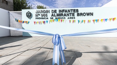 Construyen nuevos jardines de infantes en Malvinas Argentinas y Longchamps