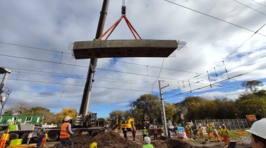 Avanzan con una etapa clave en la construcción del paso bajo nivel de Calzada