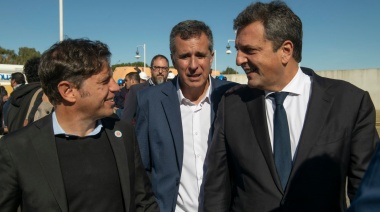 Massa y Kicillof inauguraron el Gasoducto América que abastecerá a los vecinos de la zona
